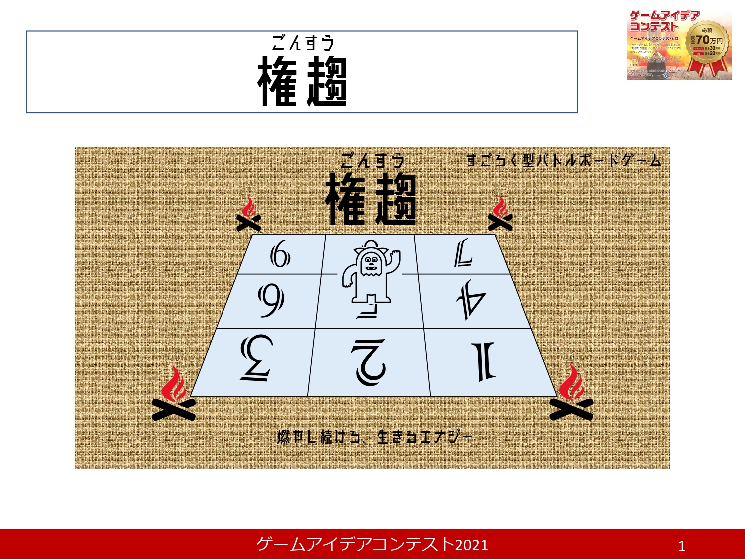 「権趨」応募者：栗原志穏 さん
